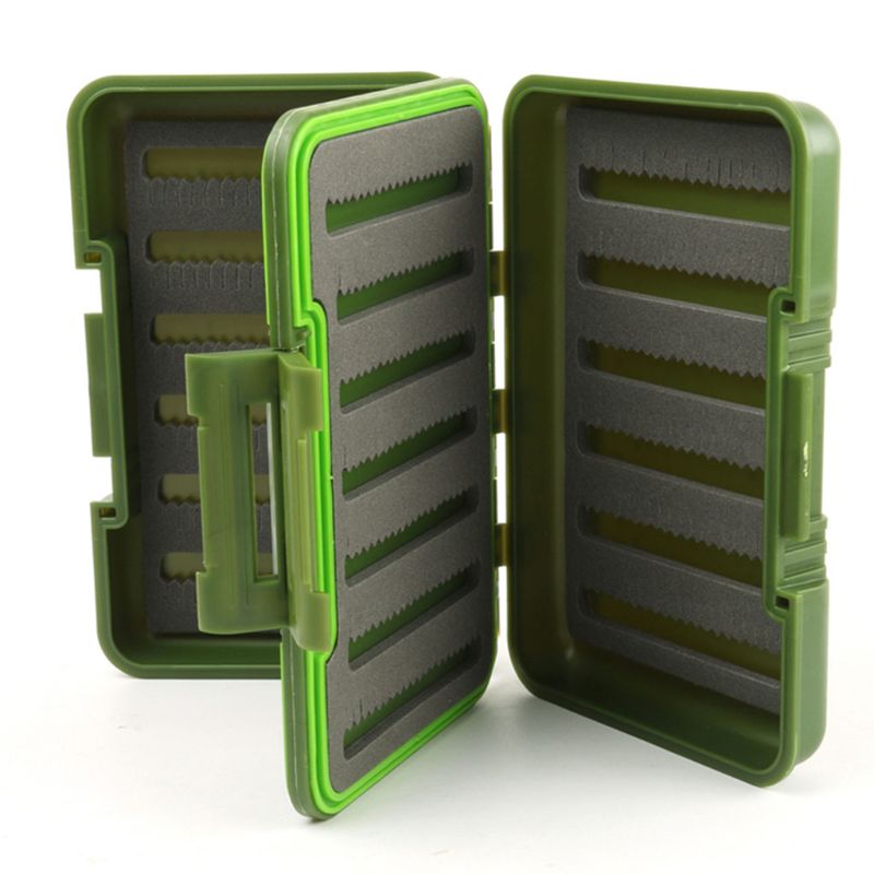 Large Waterproof Fly Fishing Box Double Side Fishing Tackle Suitcase fishing tool