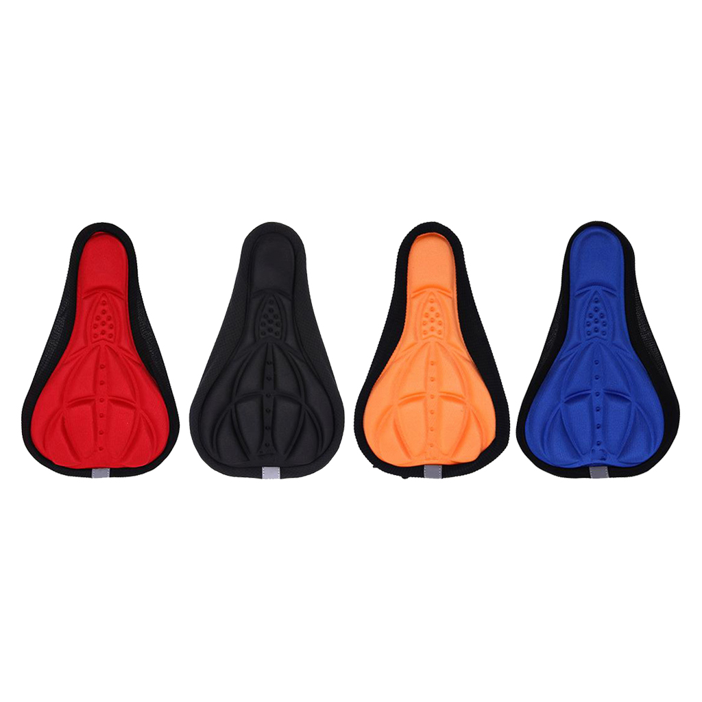 Bicycle Saddle Cushion Soft Thickened Fly Riding Cycling MTB Rode Bike Bicycle Parts Accessory 4 Colors