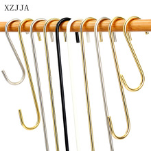 Xzjja 2 stk metal 10-30cm s formede kroge køkken badeværelse diverse arrangør tøjbutik tøjbøjle lange skærmkroge