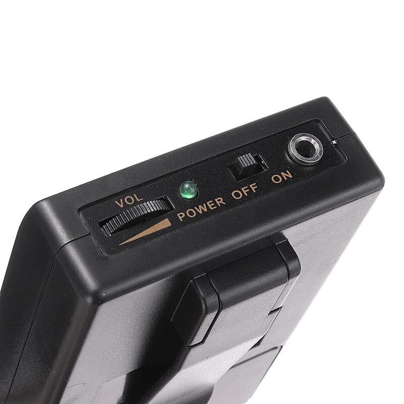 Mayitr Mini Draadloze Fm-zender Ontvanger Revers Clip On Microfoon Mic System Set 3.5Mm Stereo Microfoons