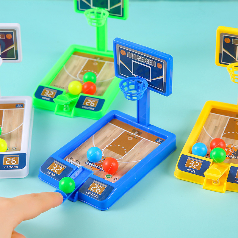 Interactive Tabletop Mini Basketball Stand Toy; Perfect Indoor Game for Kids, Ideal for