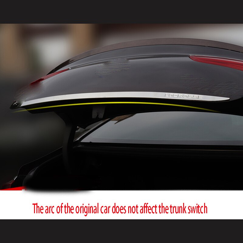 2016-2018 para buick lacrosse especial caixa de decoração de backup porta cauda decoração tira brilhante