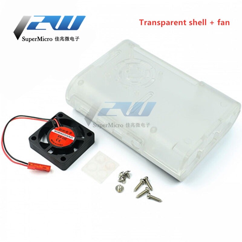 Raspberry Pi 4! Development board ABS Pi shell Raspberry Pi 4B can install cooling fan to protect the case: CR shell fan