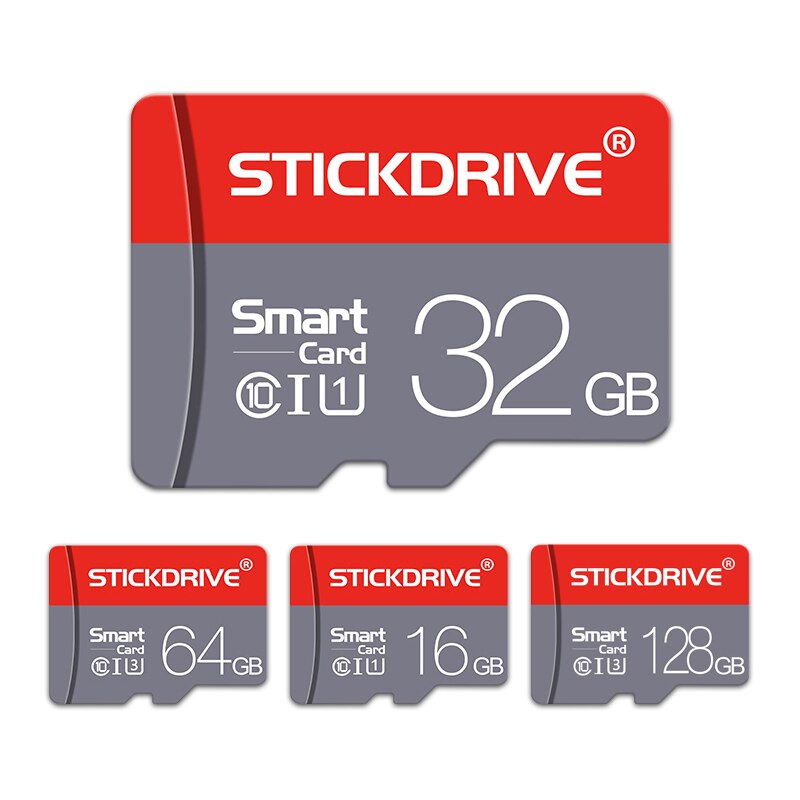 Micro sd klasse 10 32gb hukommelseskort sdxc 128gb 64gb sdhc 32gb/16gb u3 u1 micro sd-kort tf-kort hukommelse flash microsd-kort