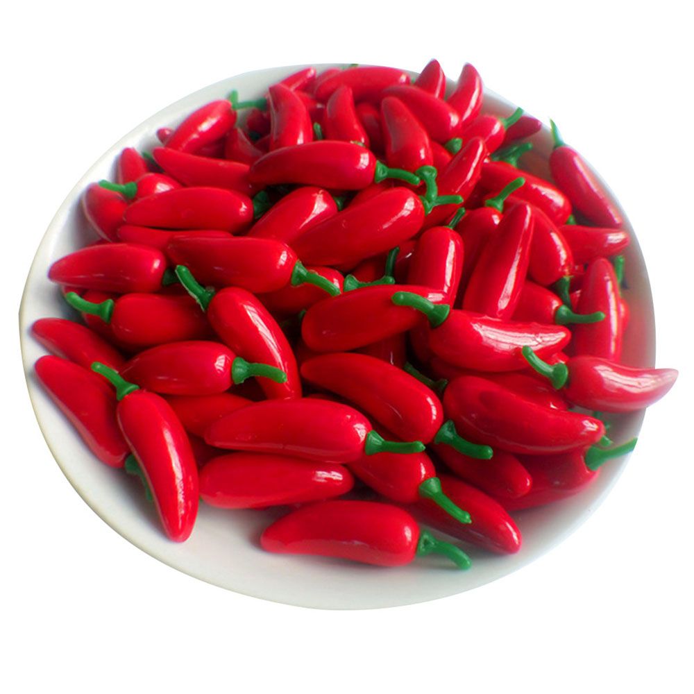Simulation plastique artificielle de piment, 10 pièces, plantes de Corsage, fruits et légumes pour la décoration de la maison du nouvel an