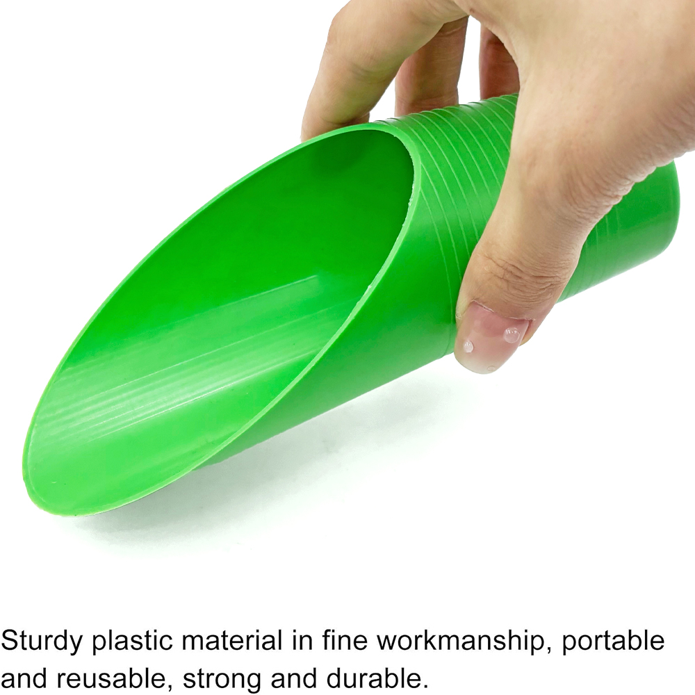 4 unids/set, pala de cubo duradera de plástico, cilindro de cultivo en maceta, pala de suelo para plantas de carne, herramientas de jardín, Mini herramienta de plantación de jardín