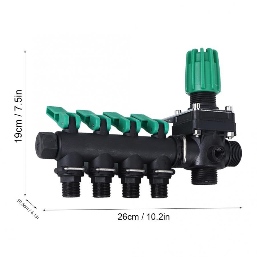 4 Way Water Sprayer Splitter Agricultural Garden Sprayer Control Valve Accessories for Agriculture