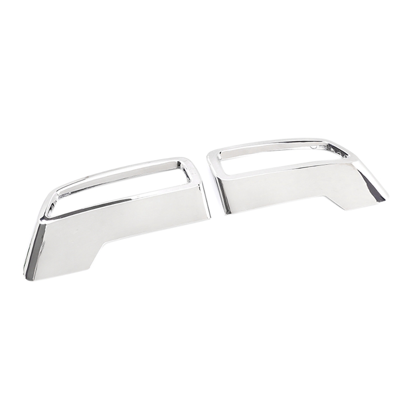 1Pair Chrome Rear Exhaust Pipe Muffler Cover Decor Trim Exhaust Pipe Tail Cover For Peugeot 3008 4008 5008