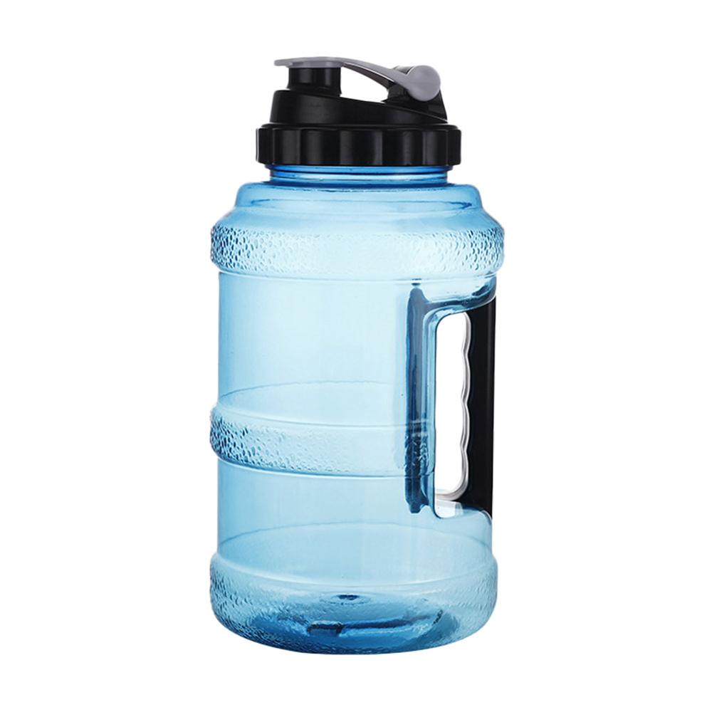 2.5L cruche d'eau grande bouteille d'eau grande bouteille d'eau réutilisable sport bouteille d'eau Camping en plein air hommes femmes Fitness cruches en plein air: BLUE