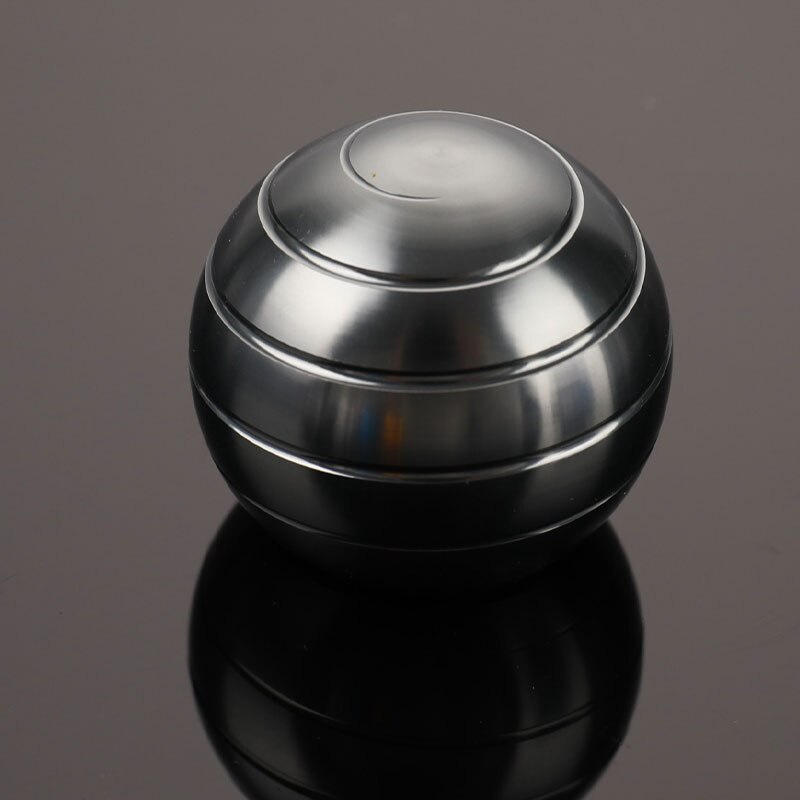 38Mm Desktop Decompressie Roterende Sferische Gyroscoop Bureau Fidget Speelgoed: Grijs
