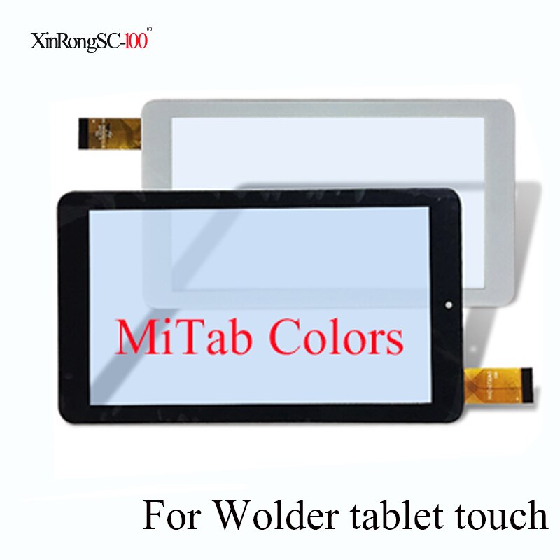Touch screen panel digitizer glas til tablet wolder mitab california/prag/freedom 3g/ farver 10.1/ connect/one 10 york