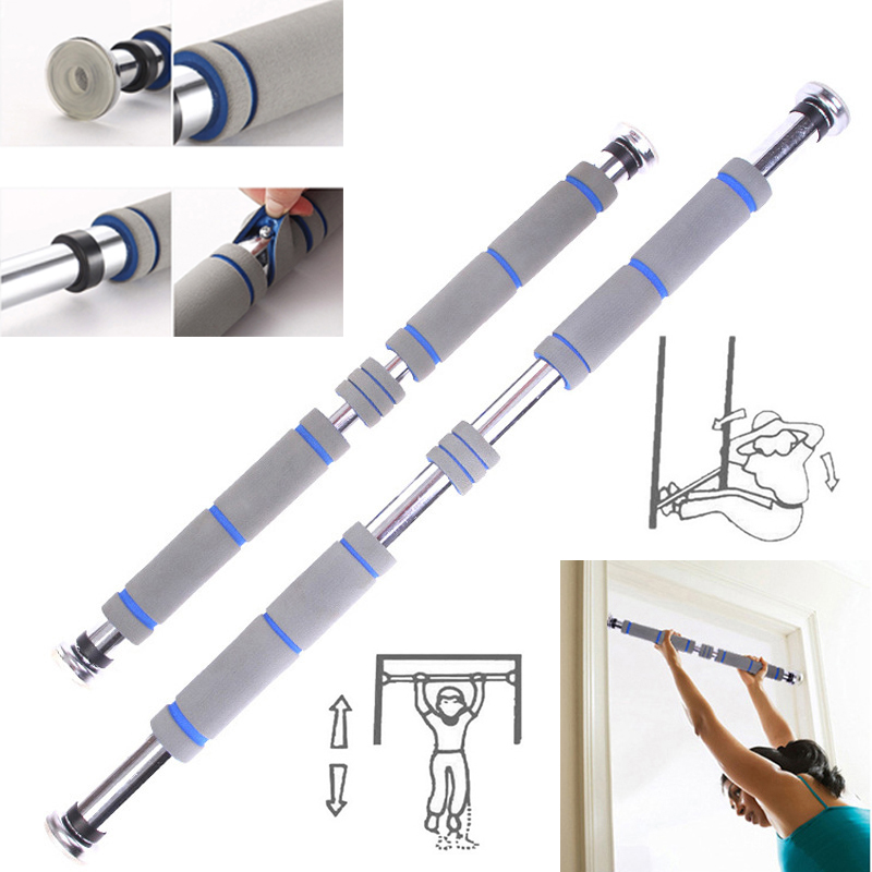 Barra Horizontal para el hogar gimnasio deporte barra Horizontal para puerta pared tire hacia arriba equipo de gimnasio empuñaduras para el hogar equipo de Fitness barra Horizontal