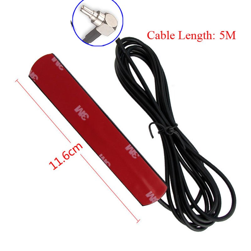 2PCS WIFI Antenna 3G 4G LTE Patch Antenna 700-2700MHz 12dbi CRC9 5M Meter connector extension cable for modem router