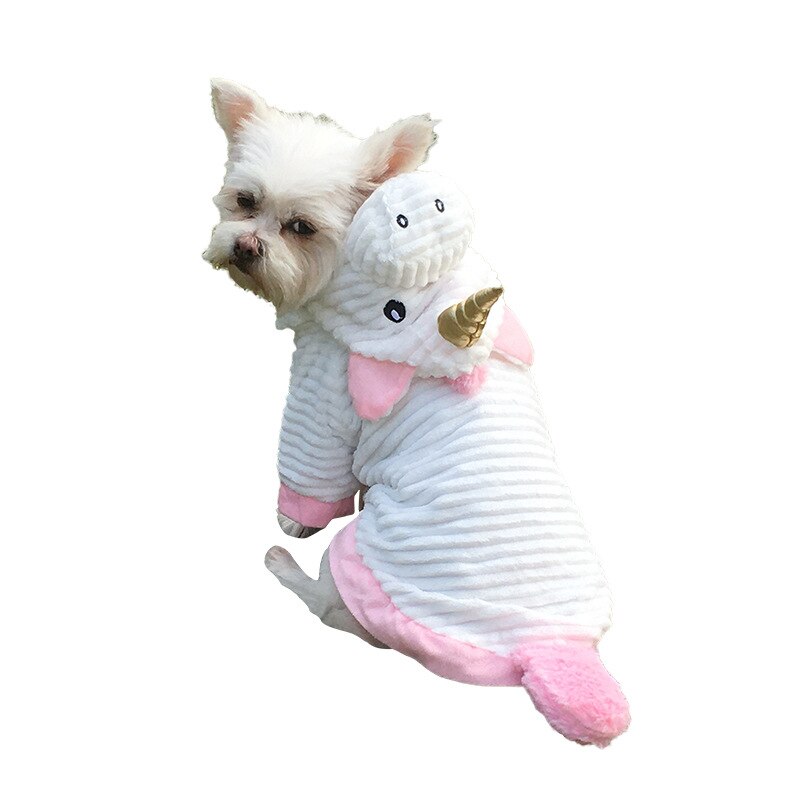 Chrismas Einhorn Kostüm für Hunde Haustiere Kleidung Hund Hoodie Hund Kleidung für Kleine Hunde Yorkshire Pommerschen Chiuhahua Kleidung