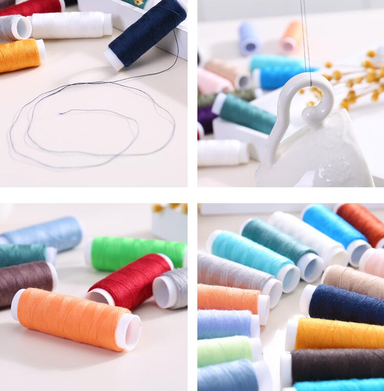 39 Color 200 Yard Sewing Thread Sewing Tools Quilting Supplies Polyester Embroidery Thread for Sewing Machine Hand Stitching GYH
