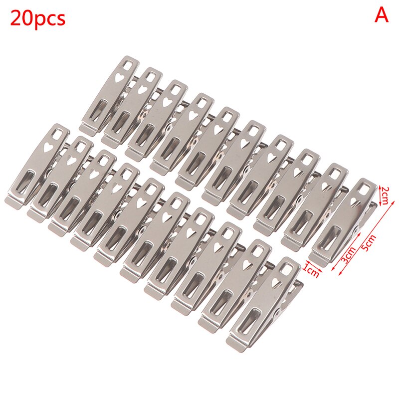 Stainless Steel Clothing Clothespin Quilt Clothes Clip Big Windproof Clothes Pin: A