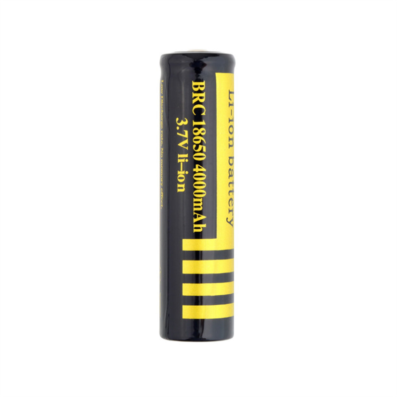 18650 3.7V 4000mAh Rechargeable Li-ion Battery for Flashlight Torch 18650 Battery accumulator battery: 1PCS