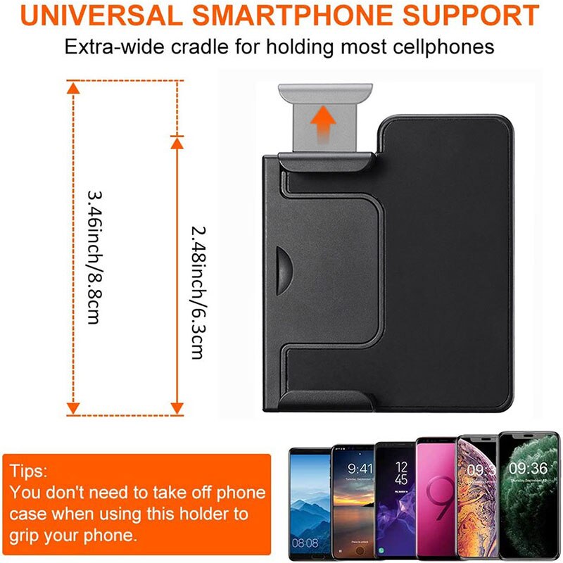 Ulanzi Capgrip Draadloze Bluetooth Smartphone Selfie Booster Handgreep Telefoon Stabilizer Stand Houder Ontspanknop 1/4 Schroef