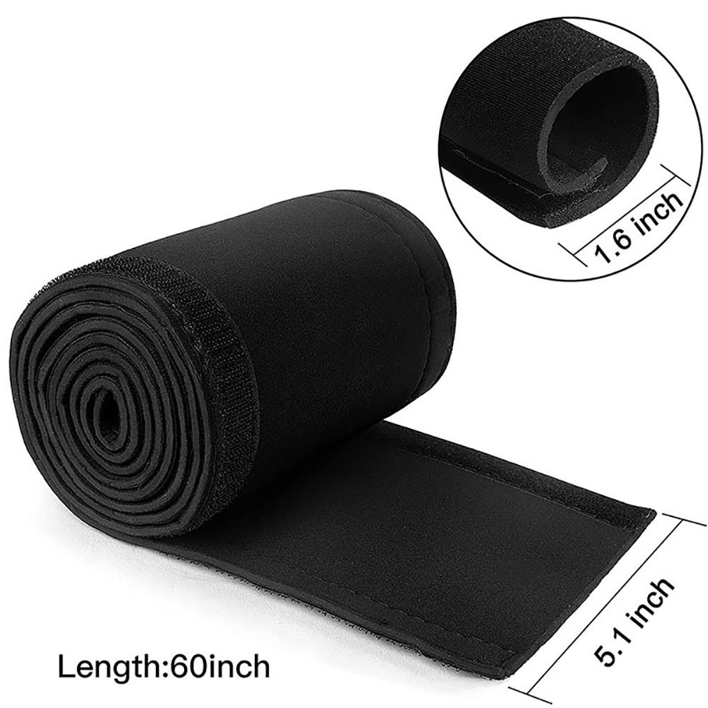 Manicotto per organizer per cavi motore da traina, copertura per cavi motore da traina con manicotto da traina in neoprene nero da 60 pollici di L