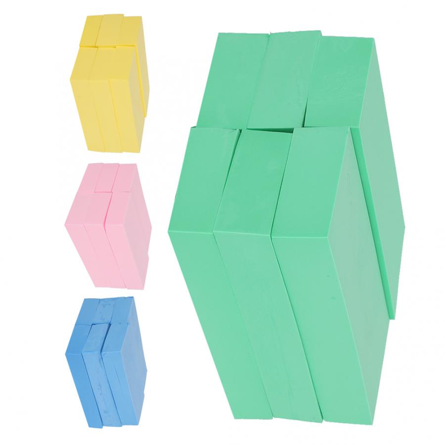 6 st/påse hushållsbad dusch svamp kroppsskrubb exfolierande rengöringssvamp set