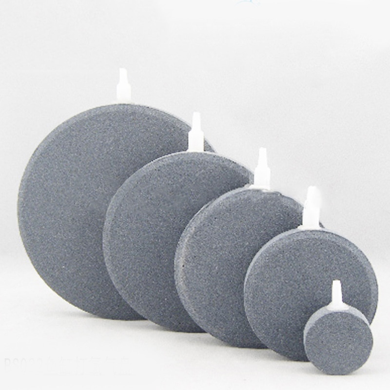 4cm Aquarium Fish Tank Ponds Ceramic Air Stone Diffusers Aquarium Bubble Hydroponic Ring Pond Ceramic Oxygen Increase