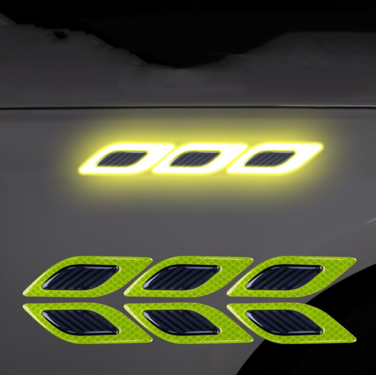 Koolstofvezel Auto Reflecterende Strips Sticker Auto-accessoires Voor Mazda 2 3 5 6 CX-4 CX-5 CX-3 CX-7 CX-9 CX-8 alexa