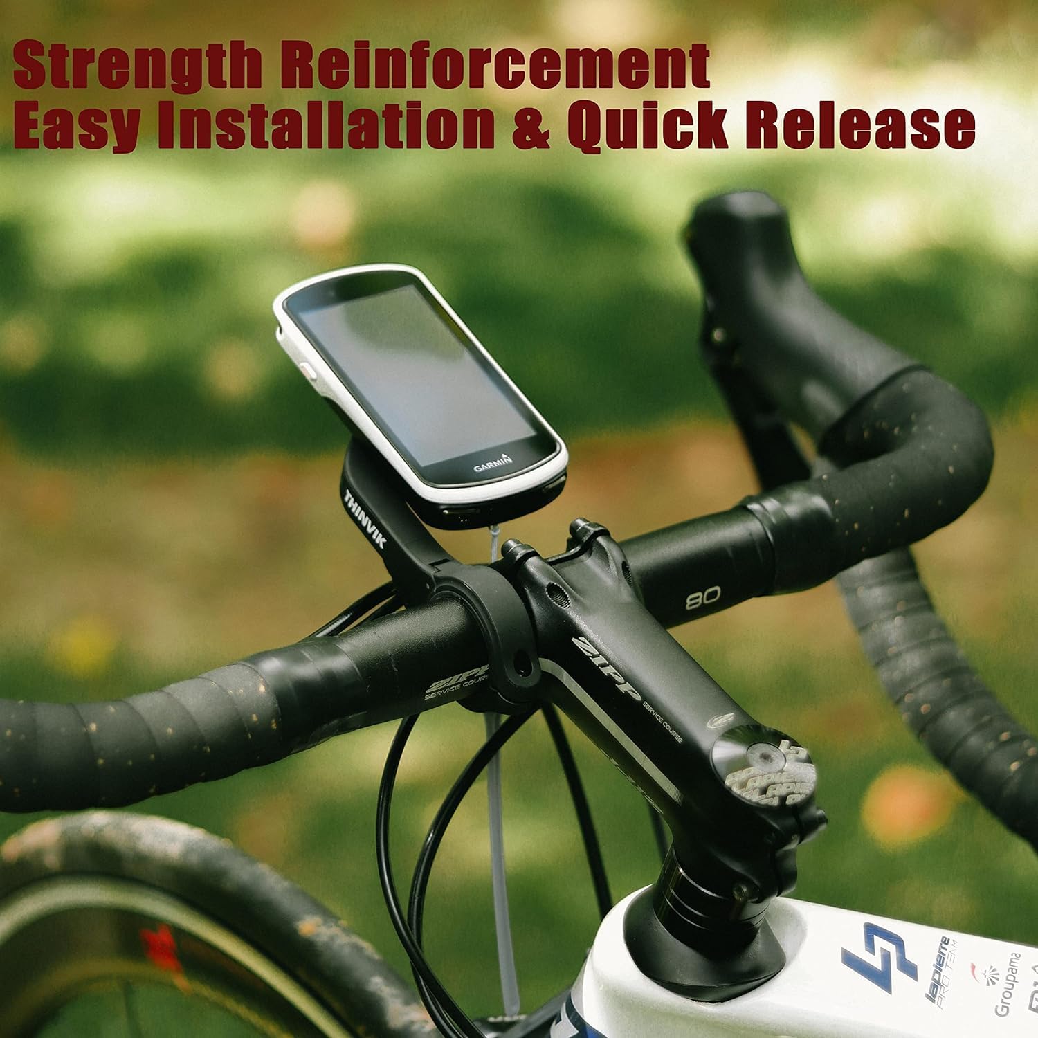 Saurka Bicycle Computer Mount for Garmin Edge 1040 1030 840 830 540 530 130 for 25.4 31.8 35mm Bike Handlebars