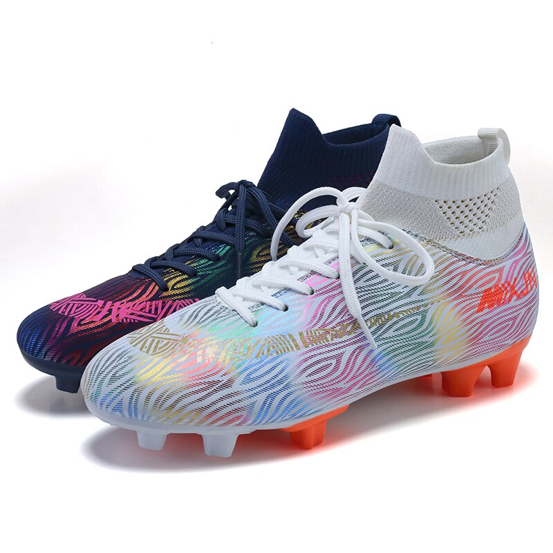 Futsal Soccer Shoes Chuteira Futebol Soccer Shoes Competition Training Men Football Boots Soccer Cleats Sneakers: SG mixed color A