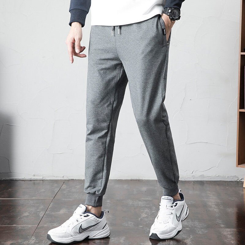 Pantalon de course oversize 4xl gris pour homme, – Grandado