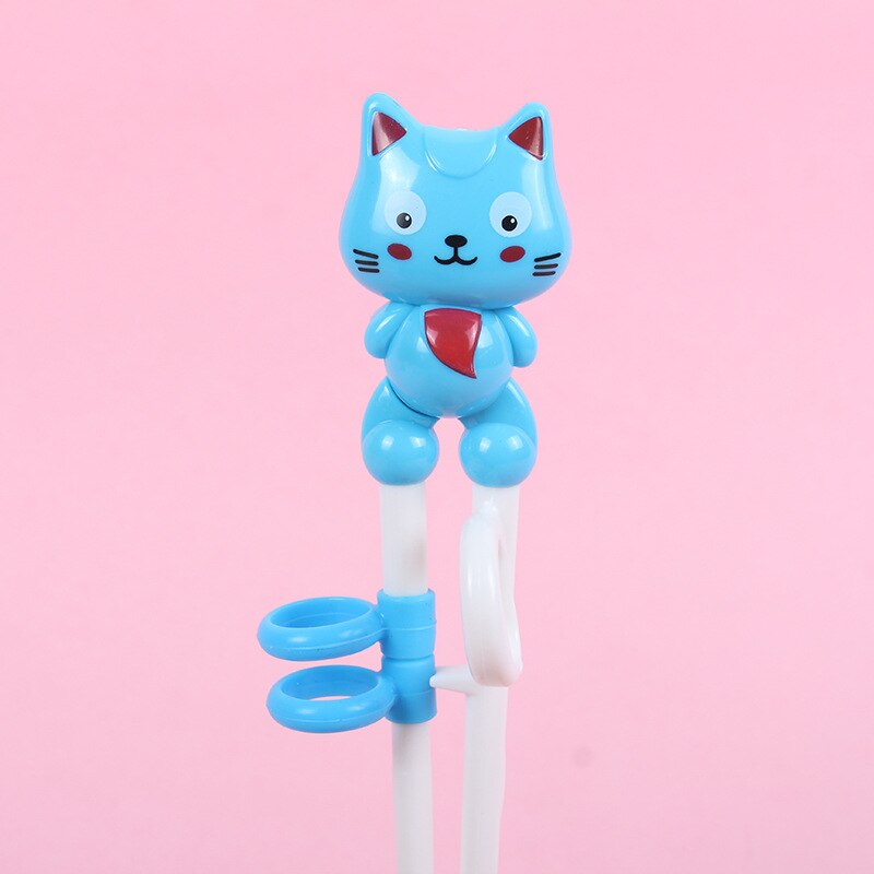 Cute Chopsticks for Kids Cartoon Learning ChopSticks Reusable Finger Positioning Training Chopsticks Children Tableware Set: A