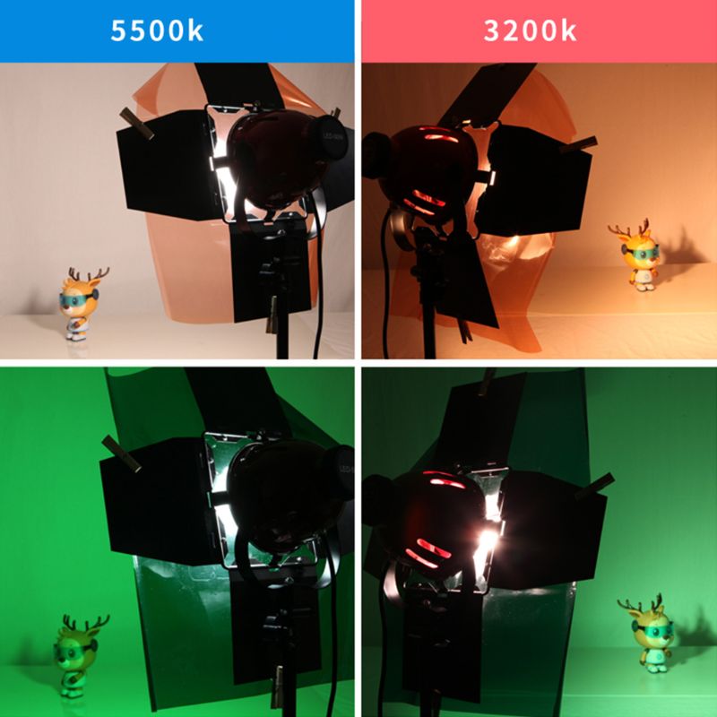 Filtro de papel fotográfico de geles de Color para iluminación de escenario, cabeza roja, luz estroboscópica, linterna de estudio de madera