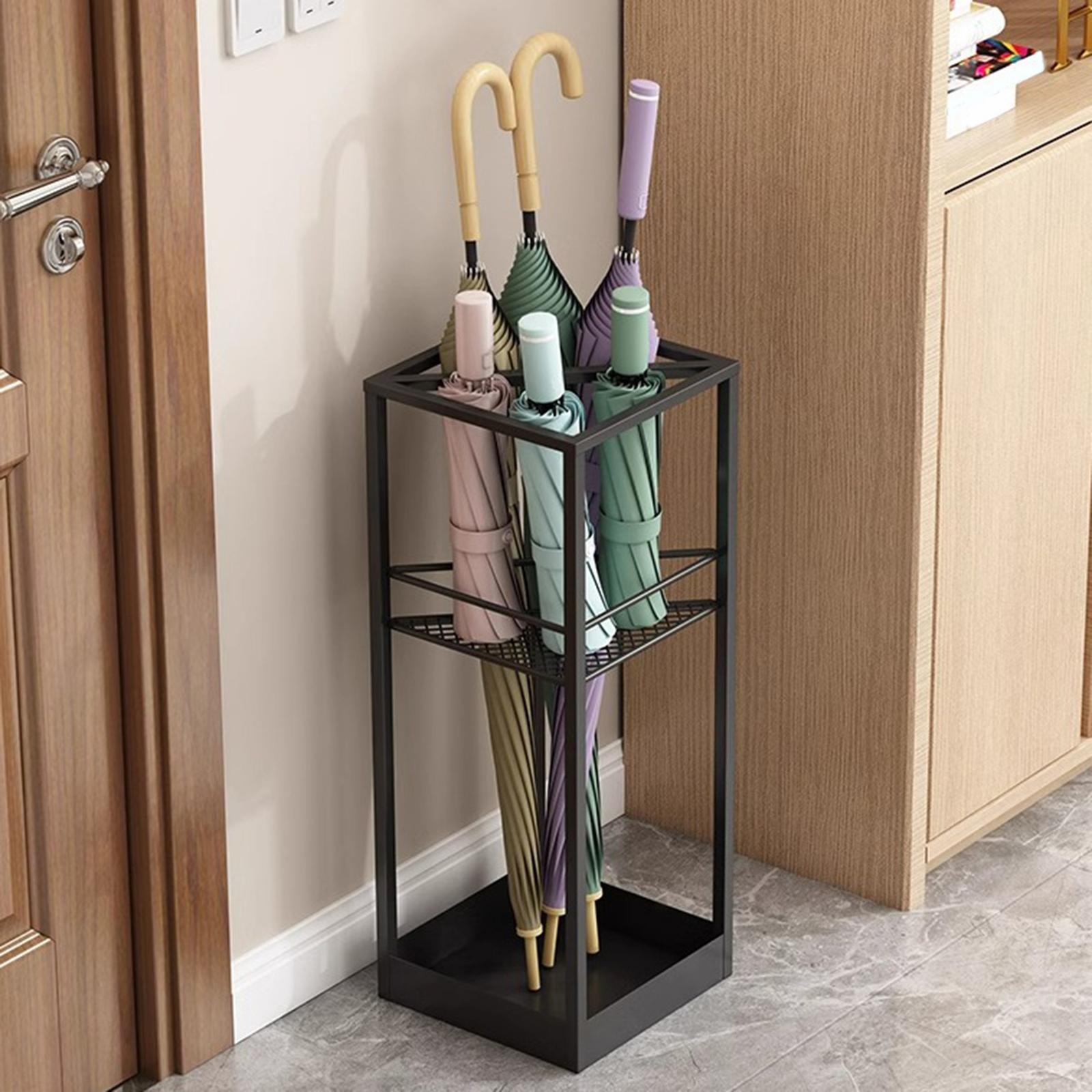 Iron Umbrella Storage Rack Hollow Umbrellas Racks ... – Vicedeal
