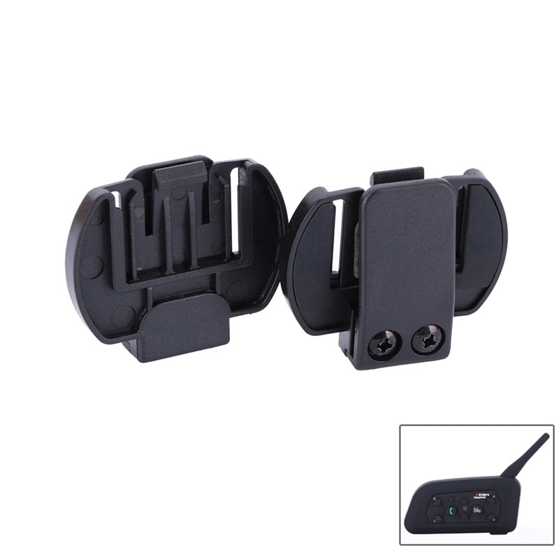 Fodsports Full-Face Helmet Headsets Soft Wire with Clip for V4 V6Pro Bluetooth Integral Helmet Intercom Headphone 3.5 Jack Plug