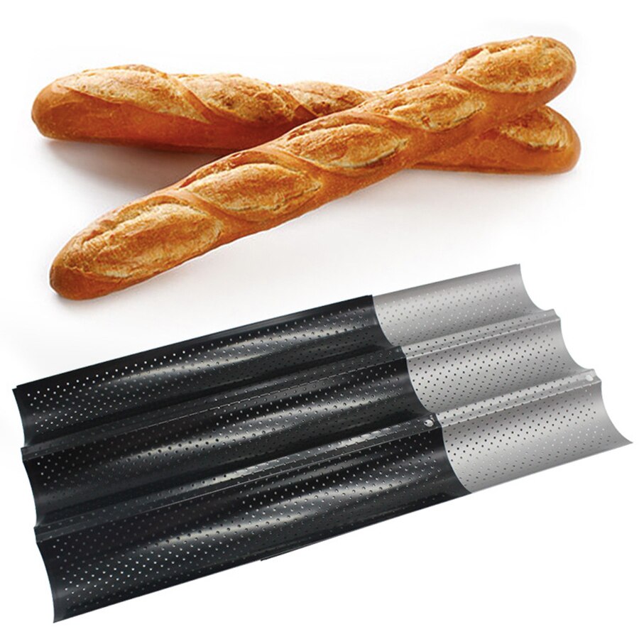 Non-stick Brood Pannen Bakken Gebruiksvoorwerpen Lade Gebak Tools Loaf Baguette Mold Broden Bakken Lade Baguette Pan Bakvormen