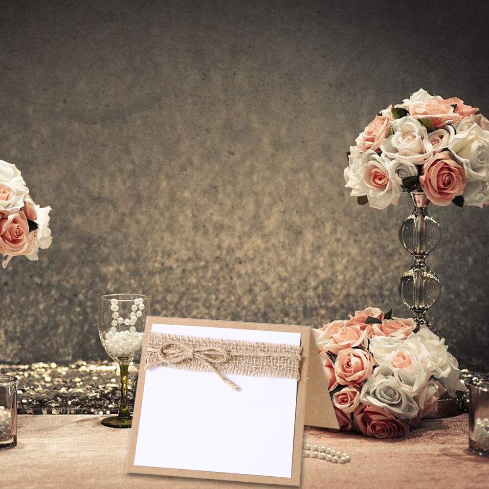 10pcs Guest Party Name Table Place Cards for Shabby Chic Rustic Wedding