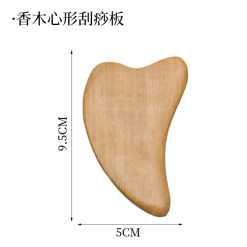 Wood Trigger Point Massage Gua Sha Tools Lymphatic Drainage Tools,Wood Therapy Massage Tools for Back Leg Hand Face: Ivory