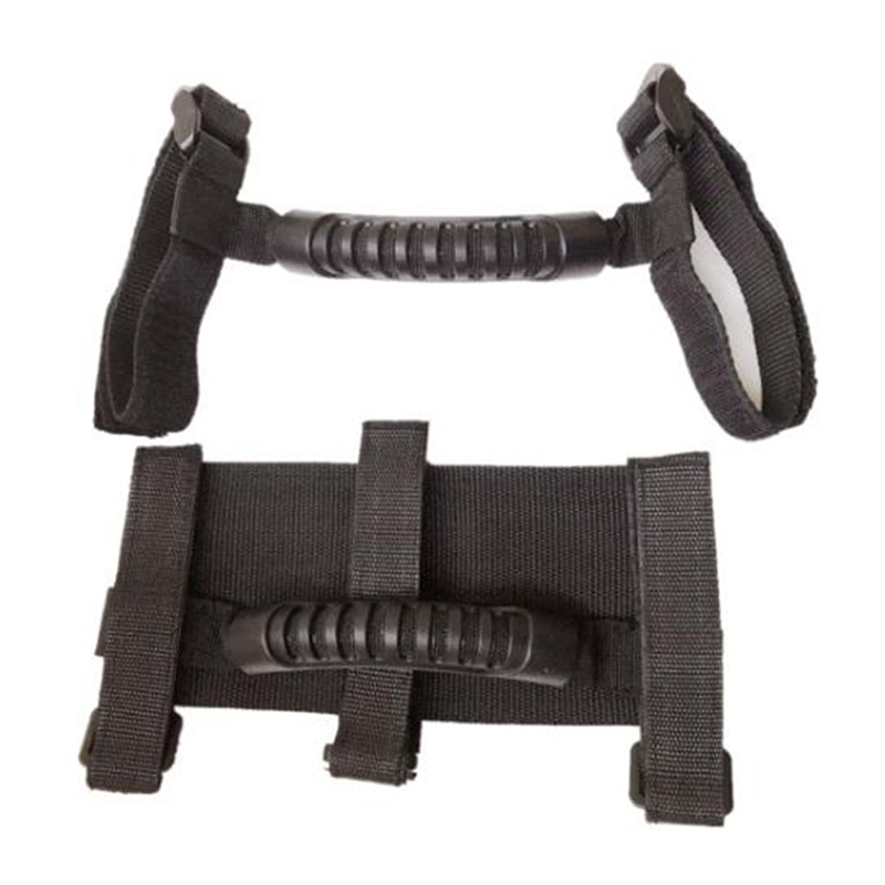 1pc zwarte premium rolbeugel handgrepen zwart voor wrangler cj yj tj jk