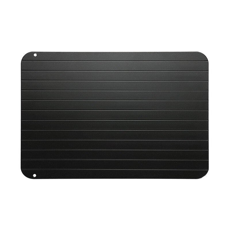 Placa de descongelación rápida portátil de aluminio, bandeja para descongelar carne fresca y saludable, utensilios para comida, herramientas de cocina, 1 unidad