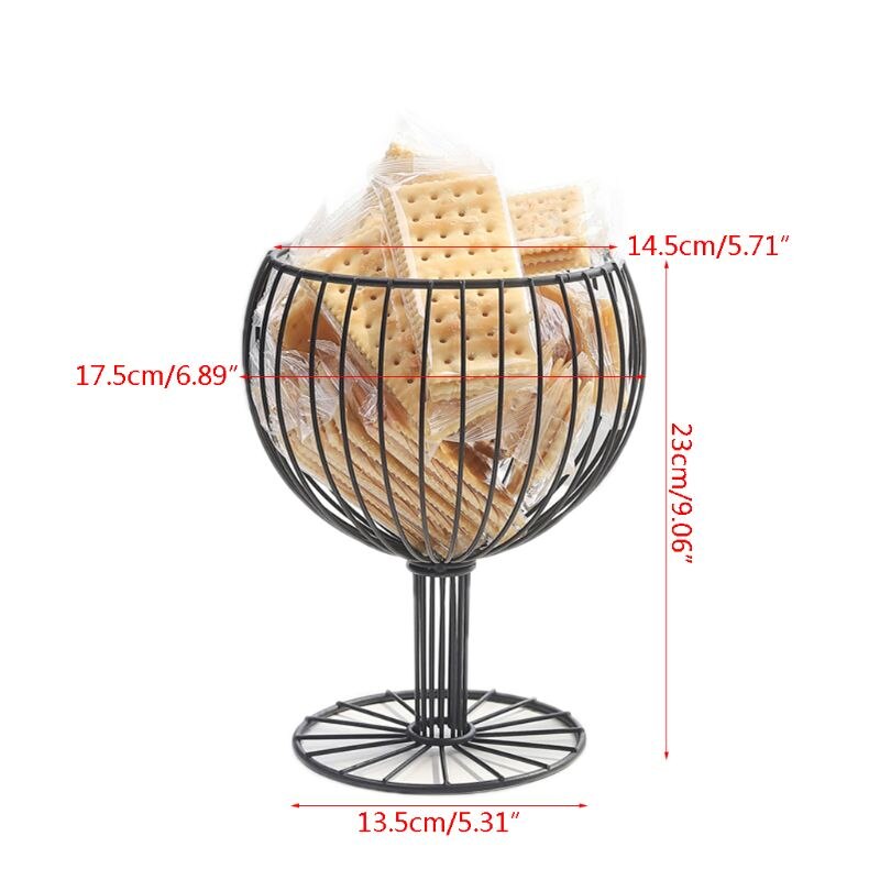 Kuchenny owoc miska jak kubek wina metalowe płytki kosz miski geometryczne rzemiosło wazon na owoce dom salon przechowywania