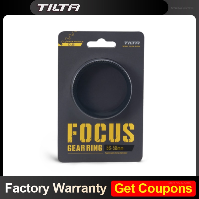 Tilta Tiltaing Seamless Focus Gear Ring 360 ° Rotation Silent Follow Focus Ring For SLR DSLR Camera Accessories TA-FGR-PRT