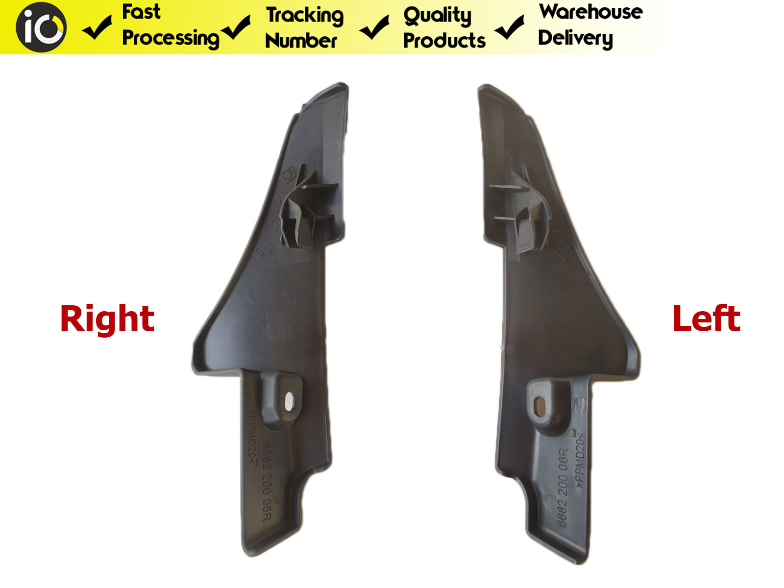 Cowl Glass Panel Left &amp; Right Front For Dacia Duster Oem 668220006R 66820005R Fast Shipment From Warehouse