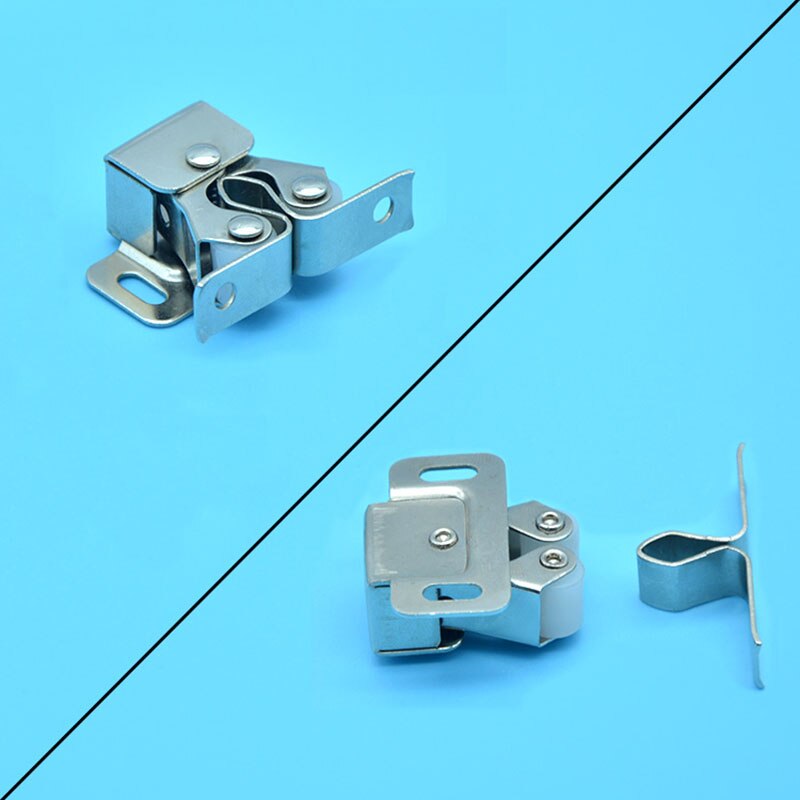 10 Pieces Cabinet Catches Door Closer Snap Buckle Closet Kitchen Lock Furniture Wardrobe Spring Drawer Hardware
