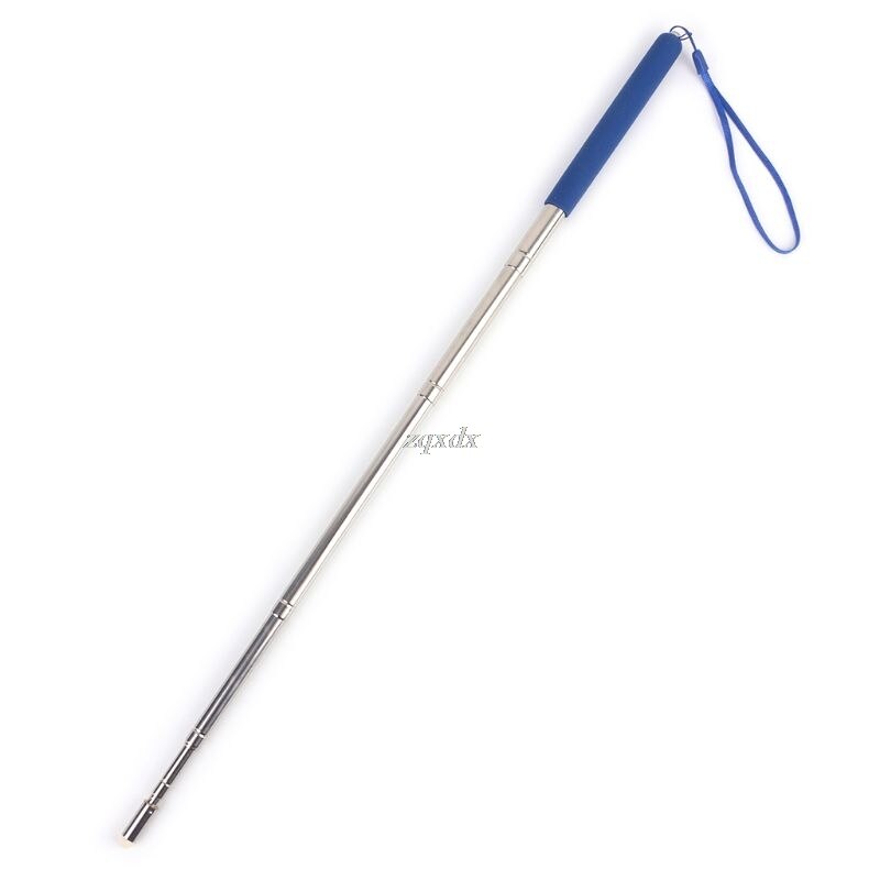 1M Stainless Steel Telescopic Teacher Pointer Whiteboard Pen Torch teach tools