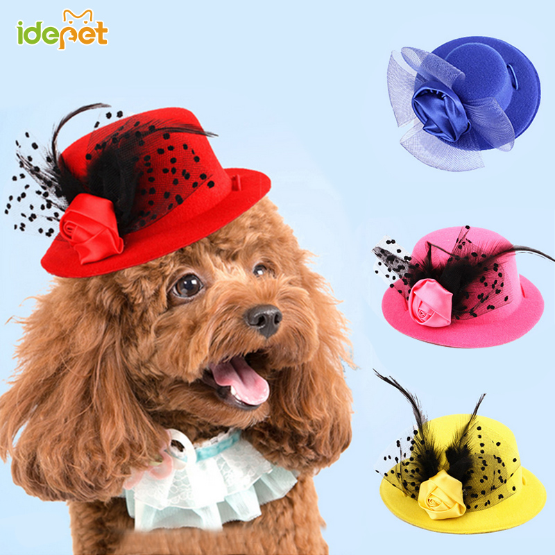Gorras para perro, gorros multicolores para mujeres, sombreros para mujeres pequeñas y medianas, sombreros de perros para vestir, accesorios de Cosplay para perros y gatos, 25