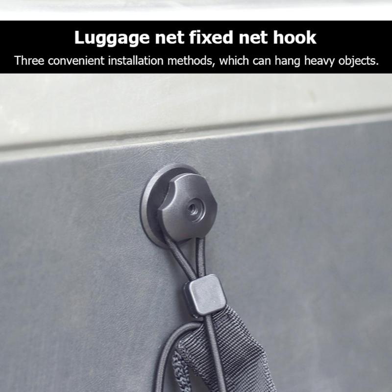 4 teile/satz Stamm Haken Montage Punkte für Auto Hinten Kofferraum Ladung Organizer Gepäck Netz Haken Drei Bequem Installation Methoden