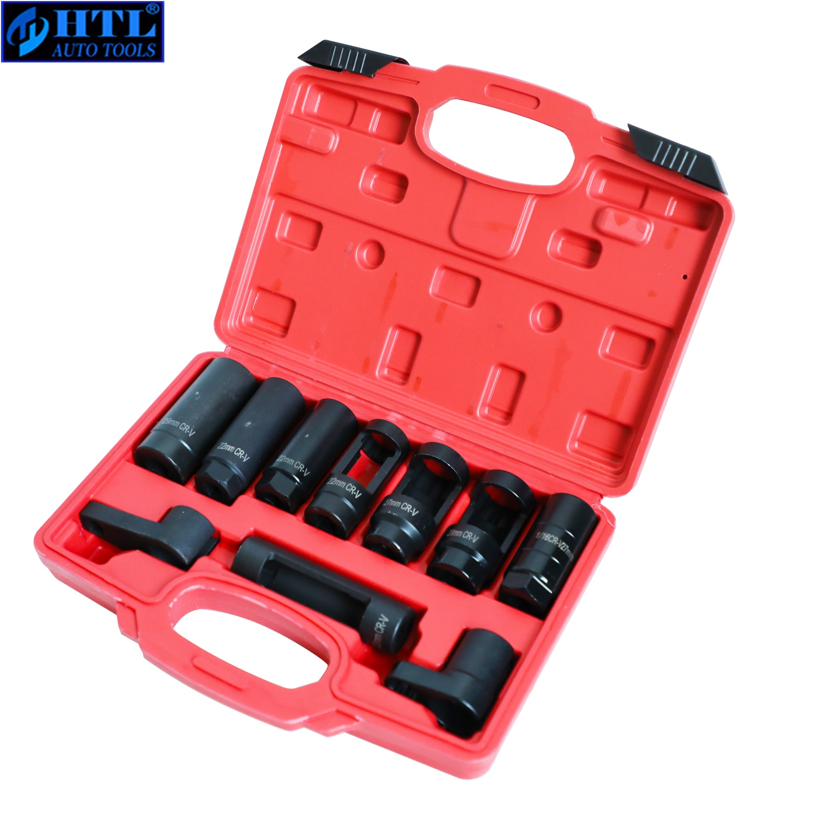 10 Stuks Sensor &amp; Verzenden Unit Socket Set Zuurstof Sensor Socket Hand Tool Set