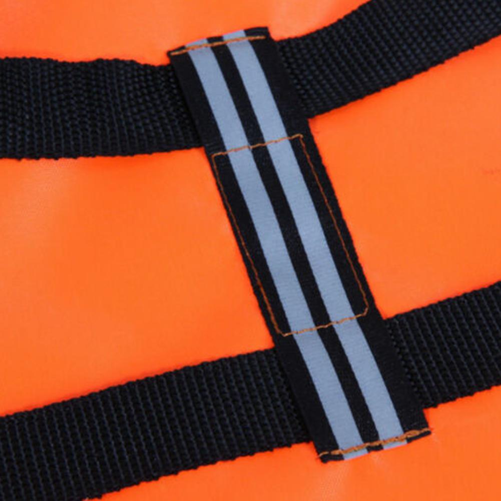 Børn orange skum vandsport redningsvest vest til oversvømmelse vand svømning roning ski 4-10 år børn 34cm