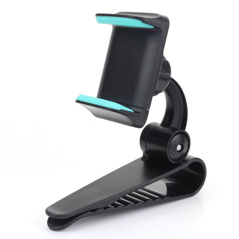 US Car Sun Visor Clip Mount GPS Mobile Phone Holder Stand Bracket 360° Rotatable
