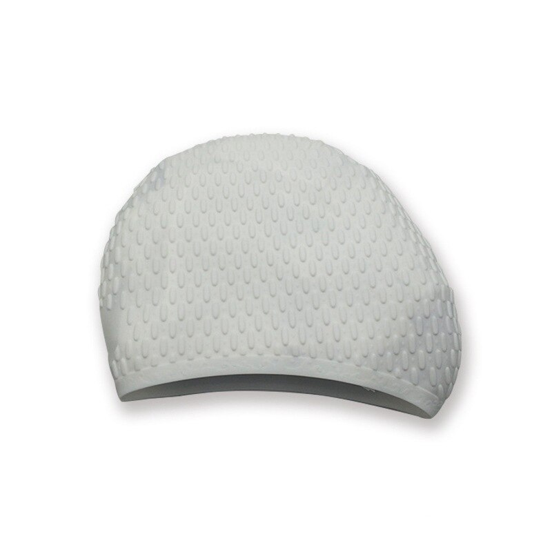 Silikon badehette voksen vann badehette ms. langt hår badehette vanntett sklisikker ørebeskyttende badehette