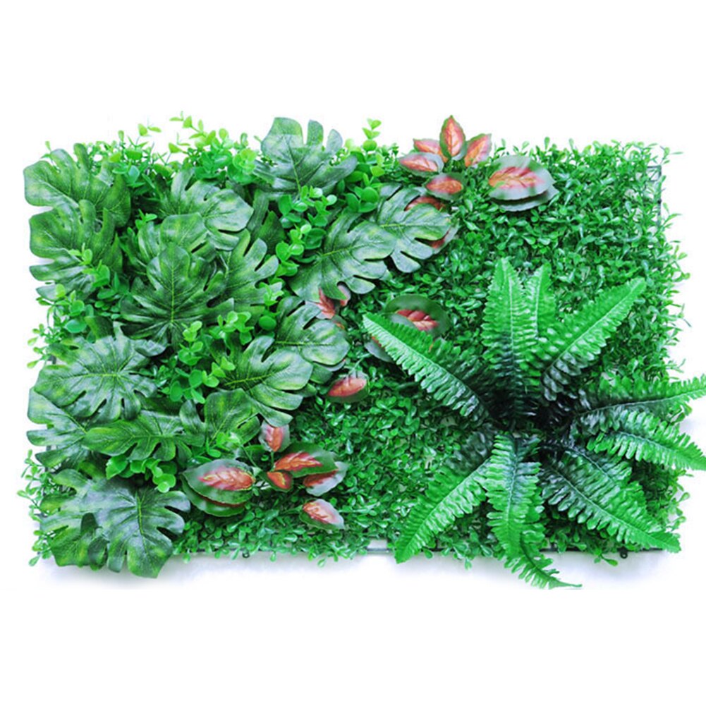 40x60CM Artificial Leaf Hedge Board Plant Hedge Panel Noise Reduction UV Protected Privacy Fence Screen For Garden Backyard: A